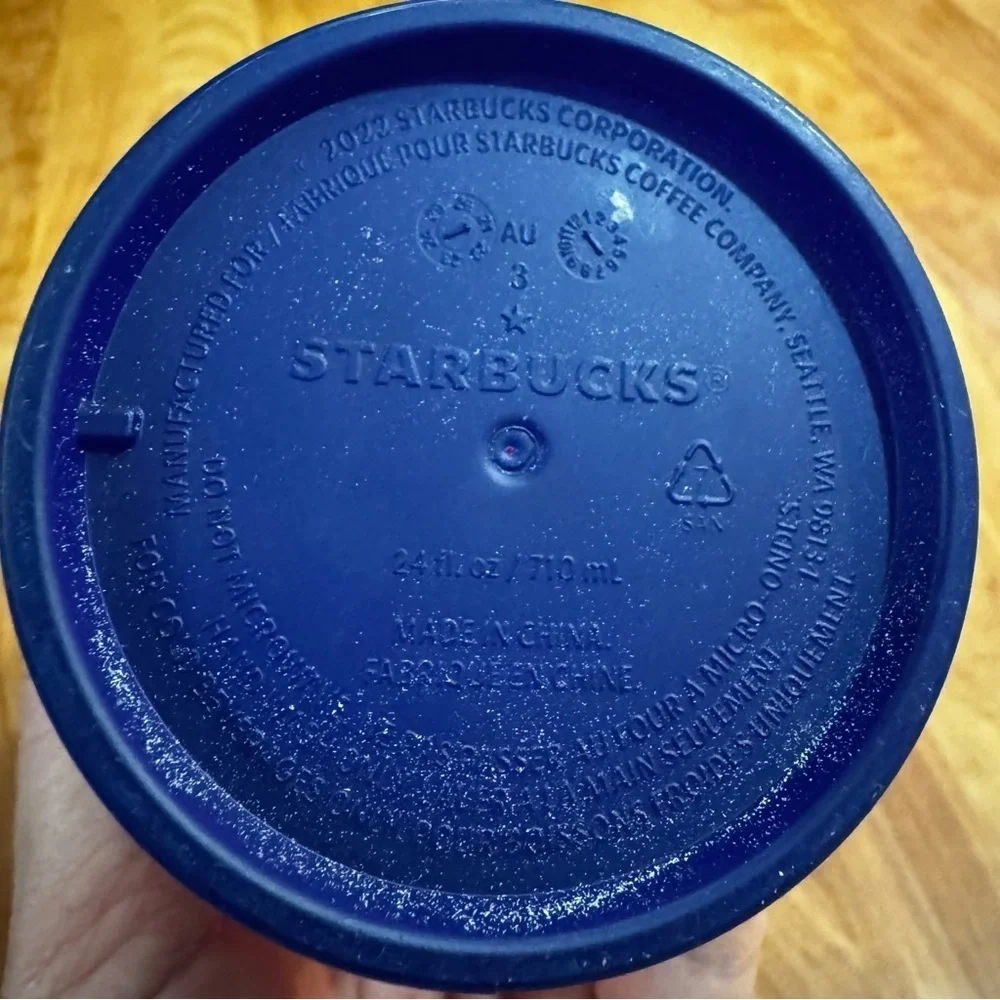 Starbucks 24 oz Glacier Blue Studded Ombre Gradient Tumbler Venti + 2 Others!